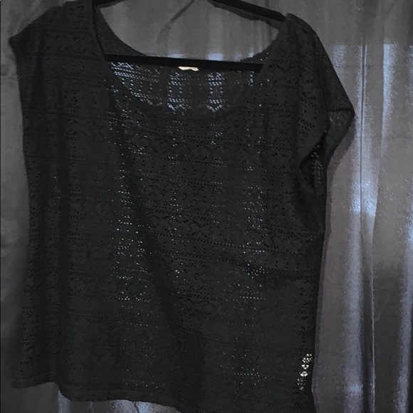 Tops - Lace black top